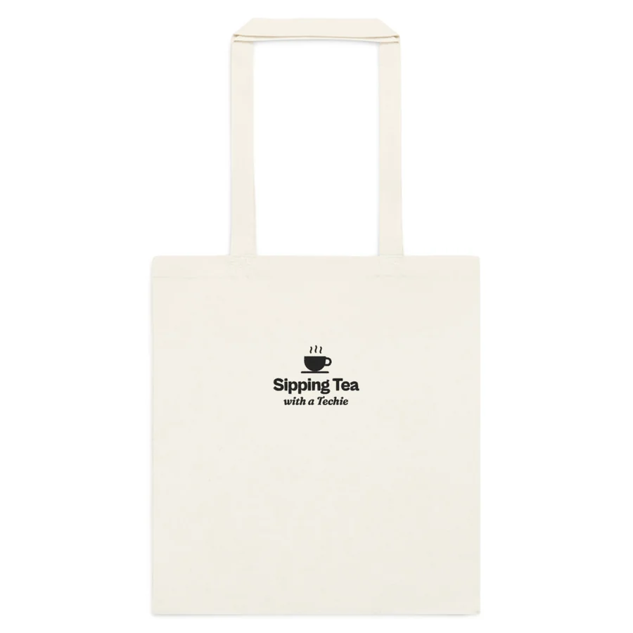 Sipping Tea Tote in Natural
