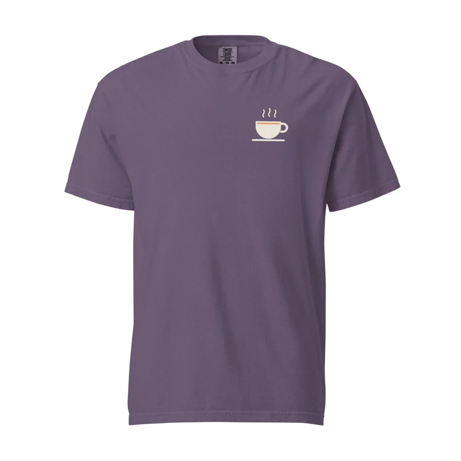 Garment-Dyed Tea Tee in Grape