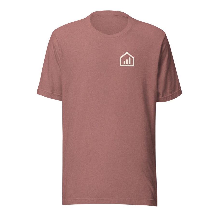 Show the Impact Tee in Heather Rose, Storyhouse design