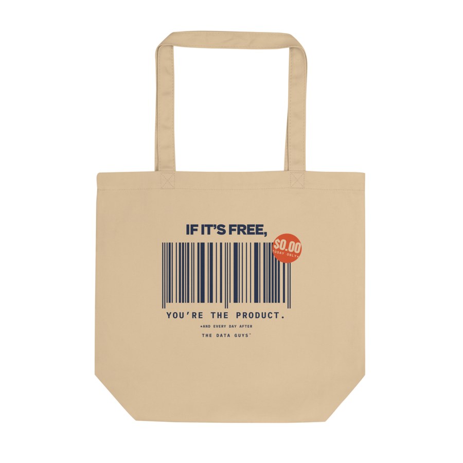 You’re the Product Tote in Oyster, Hot Takes by The Data Guys™ design
