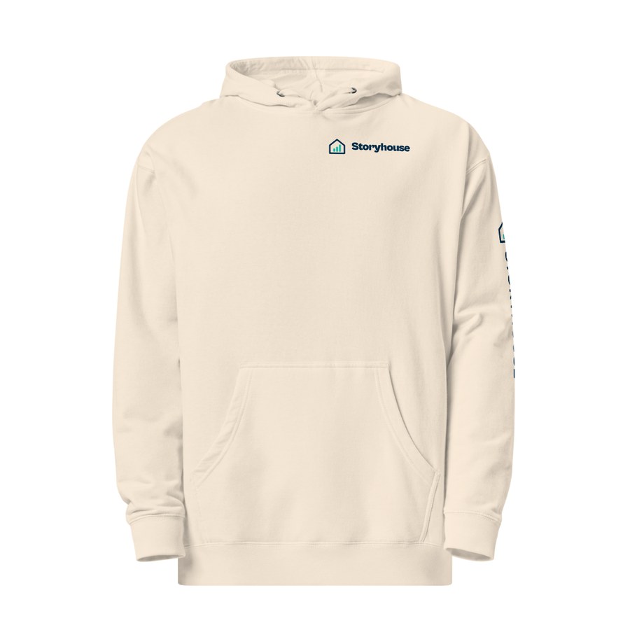 Storyhouse Hoodie in Bone, Storyhouse design