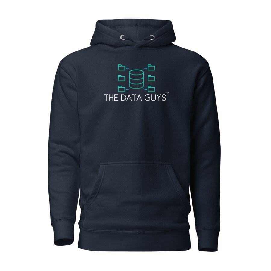 Data House Hoodie in Navy, The Data Guys™ design
