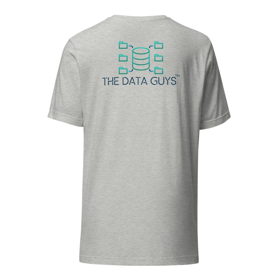 Logo Tee in Athletic Heather, The Data Guys™ design